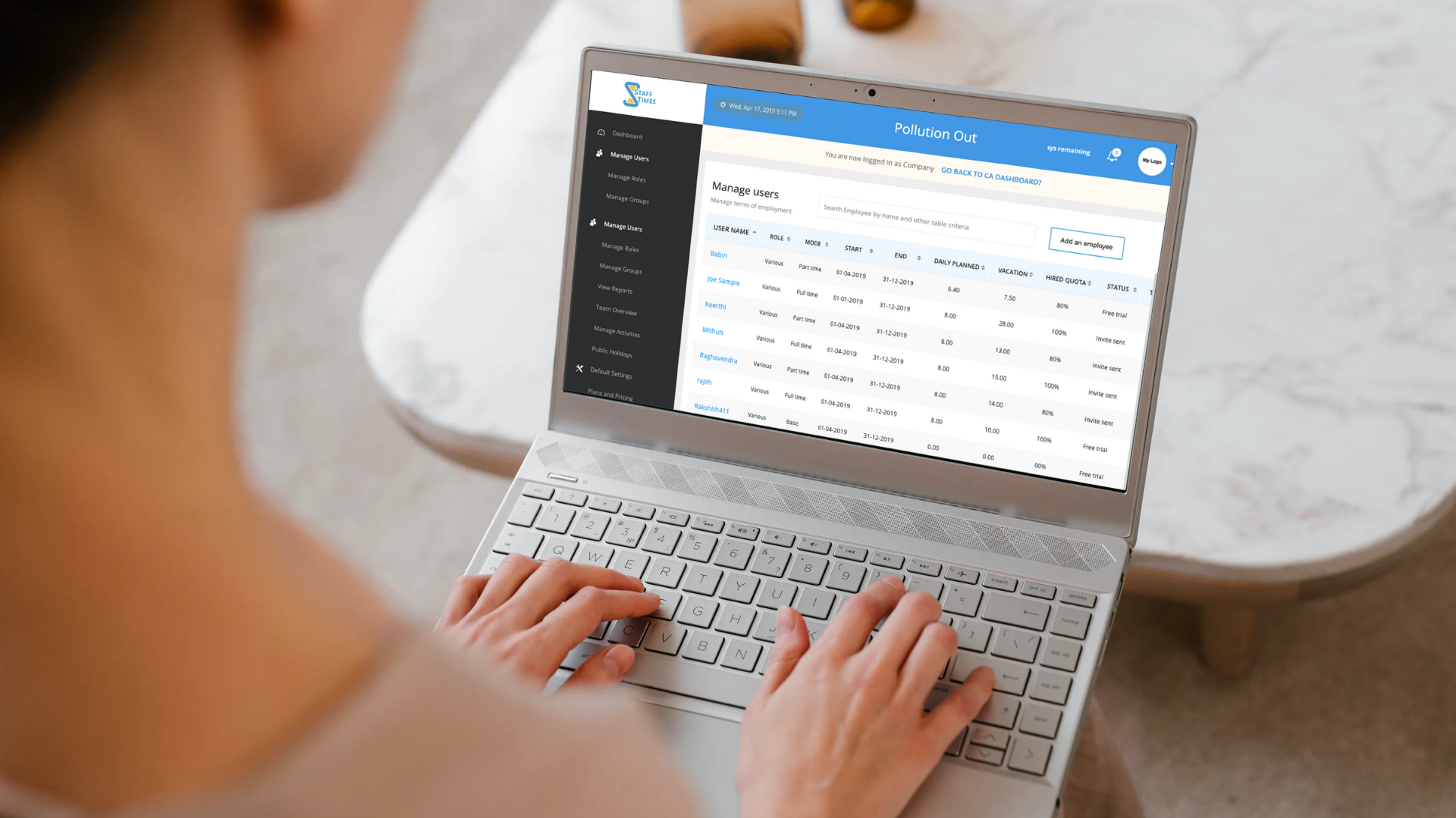 The concept for efficient workforce management - 5